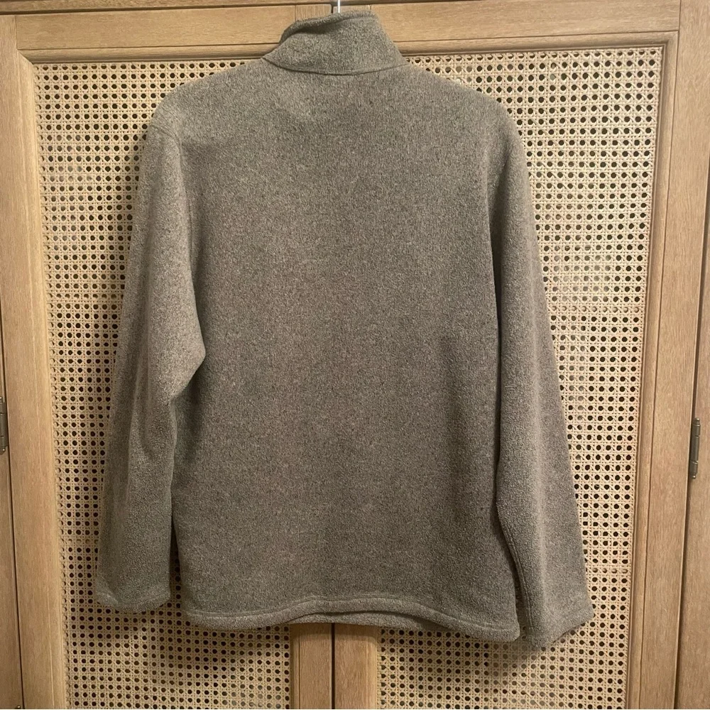 The North Face Tan 1/4 Zip Micro Fleece Pullover Jacket Men's Size M